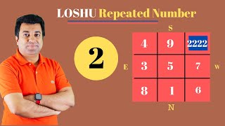 LOSHU GRID | REPEATED NUMBERS | REPEATED NUMBER 2 | Secret of LoShu Grid - Hindi