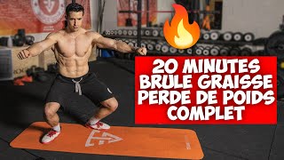 20min circuit complet brûle graisse gras du ventre ! (Sans matériel)