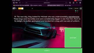 Quizizz practice with leaderboard and reports
