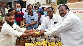 వినాయక చవితి సందర్భంగా మట్టి గణపతి విగ్రహాలు పంపిణీ||ARYA VYSYA TV||