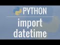 Python Tutorial: Datetime Module - How to work with Dates, Times, Timedeltas, and Timezones Python Tutorial: Datetime Module - How to work with Dates, Times, Timedeltas, and Timezones