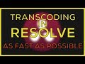 Transcoding in DaVinci Resolve - QUICK Tutorial