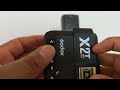 HOW TO FACTORY RESET GODOX X2T TRIGGER