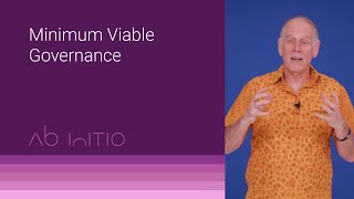 Minimum Viable Governance
