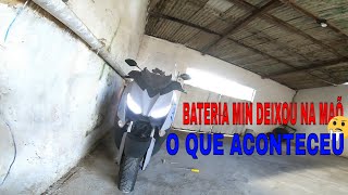 XMAX 250 PANE NA BATERIA  moto min deixou na mão