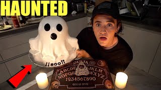 If you see this Haunted Ghost Cake, DO NOT Eat it... Throw it away FAST!! (We summoned a Demon)