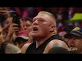 Brock Lesnar confronts The Undertaker Raw, July 20, 2015