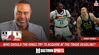Kenny Thomas says the Kings need to bring in another big during the deadline