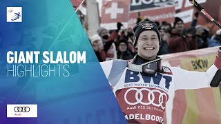 Marco Odermatt (SUI) | Winner | Men's Giant Slalom Highights | Adelboden | FIS Alpine