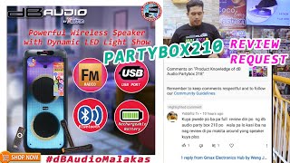 Product Knowledge of dB Audio Partybox 210