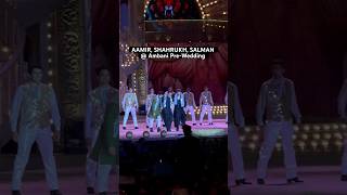 Shahrukh Khan, Salman Khan, Aamir Khan dance together at Ambani Pre wedding celebrations!!
