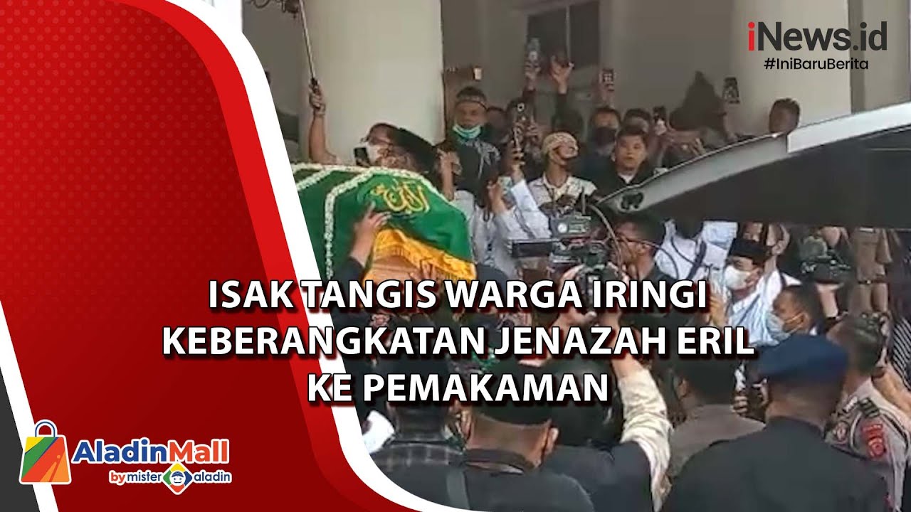 Isak Tangis Warga Iringi Keberangkatan Jenazah Eril Ke Pemakaman - YouTube