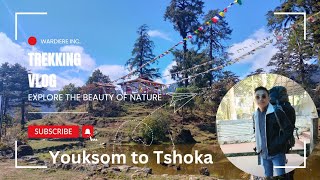 1st day trekking Darjeeling+youksom to Tshoka Hindi not good😂😂 #newvlog #travel