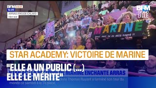 Star Academy: l'explosion de joie à Arras après la victoire de Marine