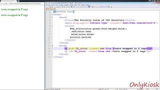 5. The Priority Order of CSS Selectors | HTML Course | Web Development |