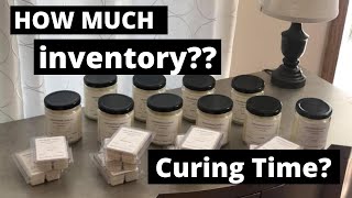 How Much Inventory Do I Need To Begin Selling Candles? | How Long Should I Cure My Candles?