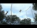 fabien matas half turn catch and lay out return at flying trapeze