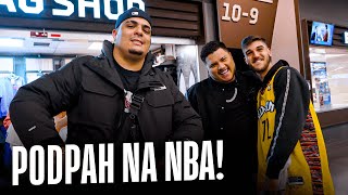 Levamos o @Podpah num jogo da NBA - Caio Reage (Vlog)