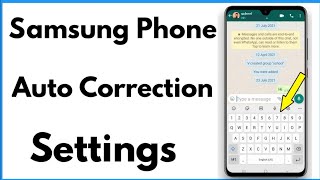 Samsung Keyboard Autocorrect Off | Auto Correction Off In Samsung