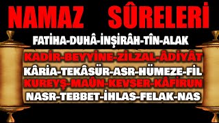 Namazda En Çok Okunan  Sureler ve Türkçe Mealleri   |   23 Sure   | Namaz Sureleri