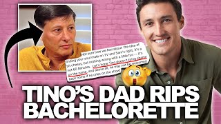 Bachelorette Finalist Tino's Dad Gets HEAT For Facebook Comments About Son's Appearance On The Show