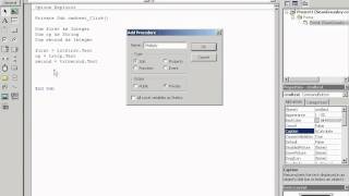 Visual Basic (VB) Tutorial - 5.4 - Procedures and Parameters [TutorialGenius.com]