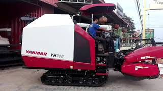 YH700 combine harvester year 2018 at battambang