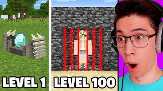 Testing Minecraft Traps From Level 1 to 100 (Part 2)