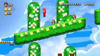 NSMBU Custom Level: Grassy Skies