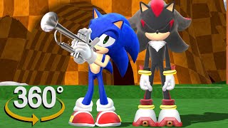 Sonic the Hedgehog! - 360°  - Trumpet Meme! (The First 3D VR Game Experience!)