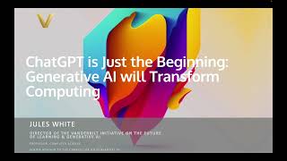 ChatGPT is Just the Beginning: Generative AI will Transform Computing