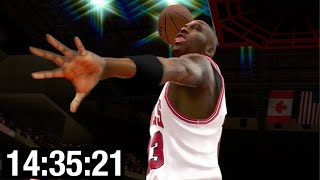 I beat the entire NBA 2K12 NBA’s Greatest Players Mode in 1 video