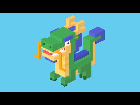 How To Unlock The Lucky “JADE DRAGON” Character, In The “CHINA” Area, In CROSSY ROAD!