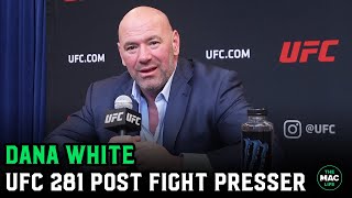 Dana White talks Israel Adesanya defeat at UFC 281, Chandler vs. Poirier and McGregor return