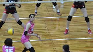 【4K resolution】Japanese women's volleyball V League  Victorina Himeji Arisa Nagano ①