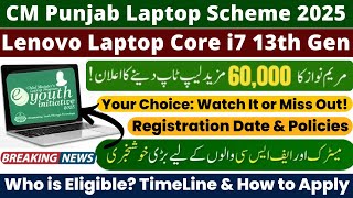 CM Punjab Laptop Scheme 2025 Updates |CM Punjab Laptop Scheme -Timeline \u0026 How to Apply Complete Info