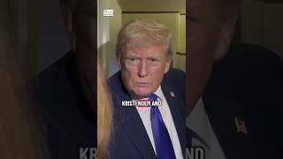 Trump asked about alleged relationship between Kristi Noem and Corey Lewandowski