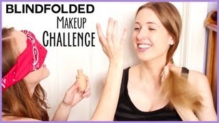 BLINDFOLDED MAKEUP CHALLENGE