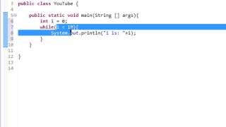 Java Tutorial 7: While Loops