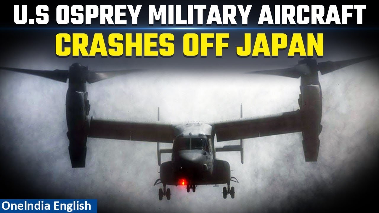 US Military Aircraft With 8 Onboard Crashes Into Ocean Near Japan’s ...