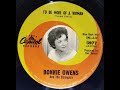 MISS BONNIE OWENS: I'd Be More of a Woman / Capitol 5977 / 1967