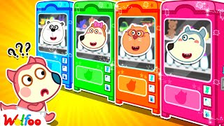 🔴 LIVE: Vending Machine For Kids, Which One Does Baby Jenny Like? | Nursery Rhyme | Wolfoo Family