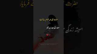 Hazrat Ali ke Aqwal || Hazrat Ali Urdu quotes || Whatsapp status || Islamic Videos & status #shorts