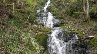 【waterfall】岡山県津山市：横野滝：三の滝 (※音量注意)