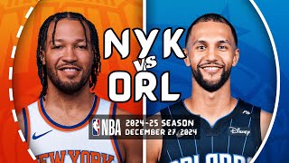 NEW YORK KNICKS at ORLANDO MAGIC | FULL GAME HIGHLIGHTS | December 27, 2024 | 2024-25 Season