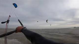 Dutch Winter kiting First ride on the Ventum Xcite 9m2