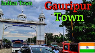 Indian Small Town - Gauripur Town Walking Tour l Virtual Walking Tour l Assam, India