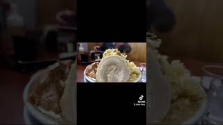 秋田県由利本荘市 MONCHAN RAMEN SHUN 豚麺 #tiktok #アーカイブ #由利本荘市 #二郎系ラーメン