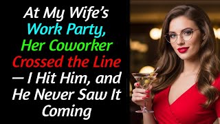 At My Wife’s Work Party, Her Coworker Crossed the Line — I Hit Him, and He Never Saw It Coming.