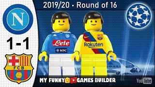Napoli vs Barcelona 1-1 • Champions League 2019/20 • All Goals Highlights Lego Football (25/02/2020)